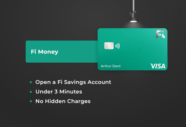 Open a Fi Savings Account online in under 3 mins