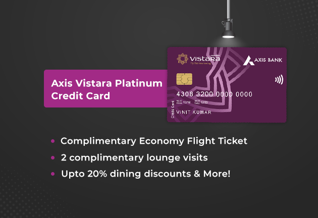 Axis Vistara Platinum Credit Card online apply