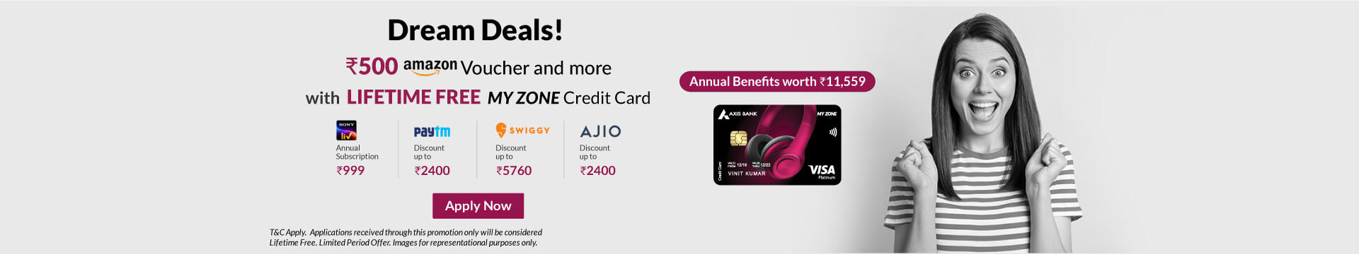 Axis Bank Credit Cards New Amazing